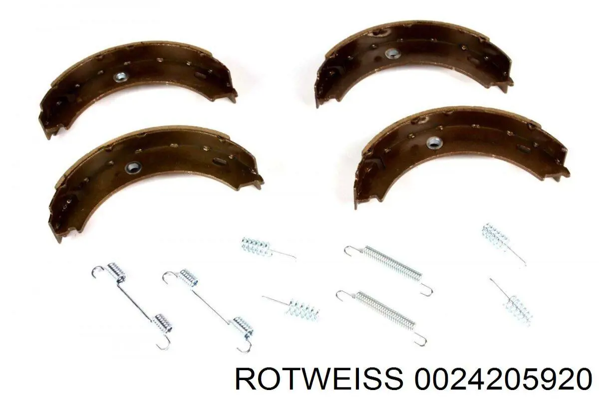 Колодки ручника 0024205920 Rotweiss