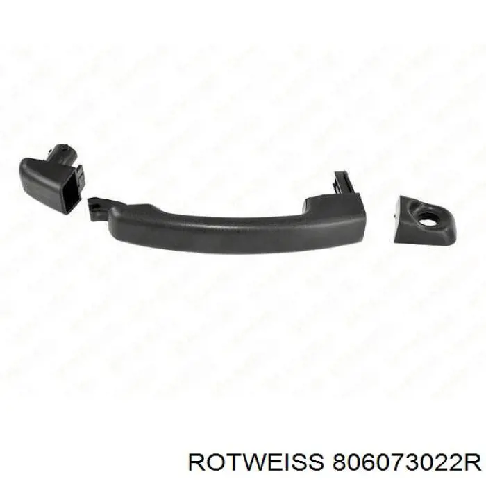 Ручка передньої двері зовнішня 806073022RT Renault (RVI)