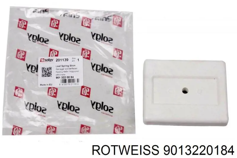 Відбійник передньої ресори Rotweiss 9013220184