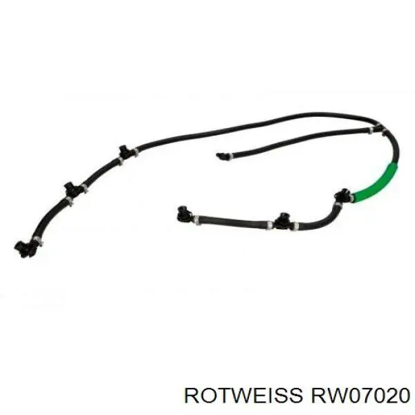 Трубка паливна, зворотня від форсунок Rotweiss RW07020 ціна, від 27.07 USD
