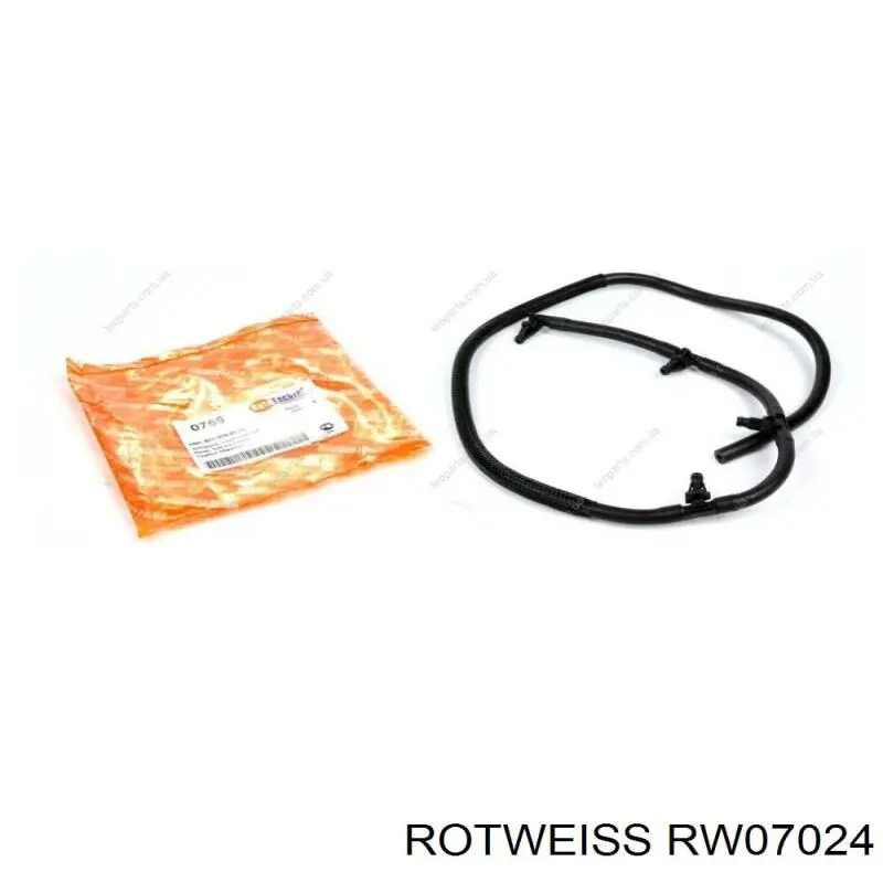 Трубка паливна, зворотня від форсунок RW07024 Rotweiss