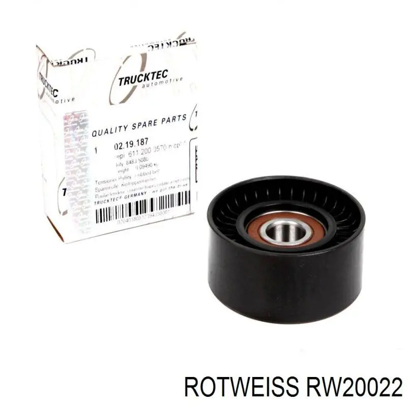 RW20022 Rotweiss ролик натягувача приводного ременя