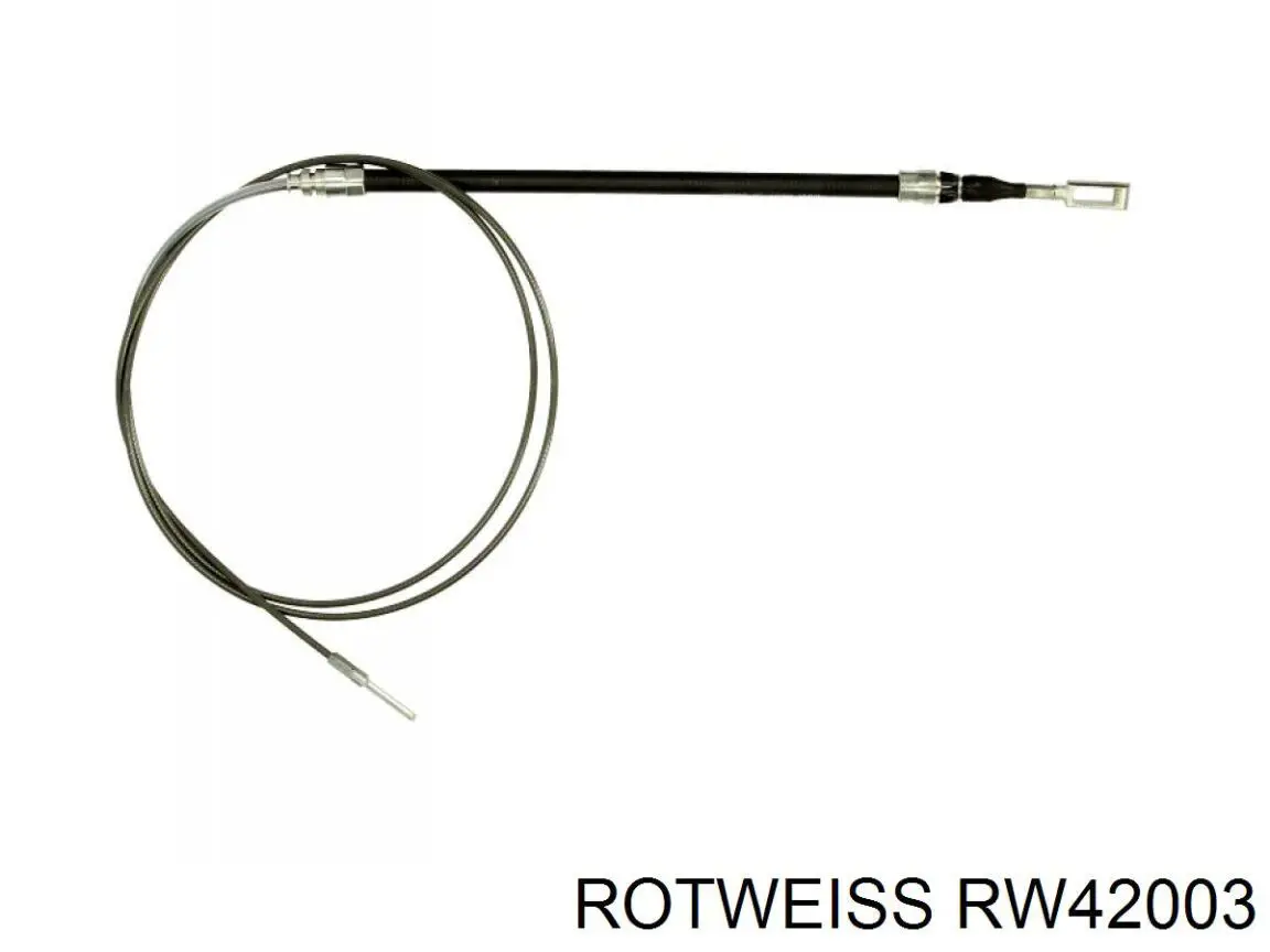 Трос ручного гальма задній, правий/лівий RW42003 Rotweiss