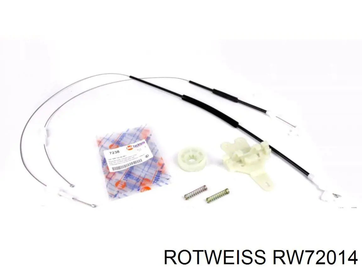 RW72014 Rotweiss Ремкомплект механізму склопідіймача передніх дверей