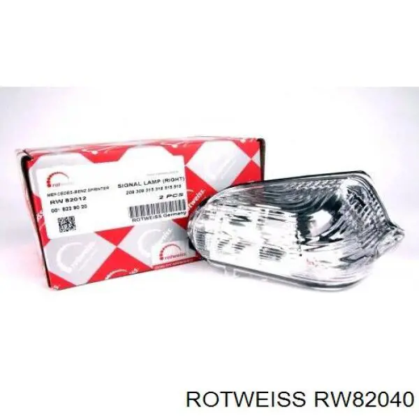 Купити RW82040 Rotweiss Лівий відбивач заднього бампера