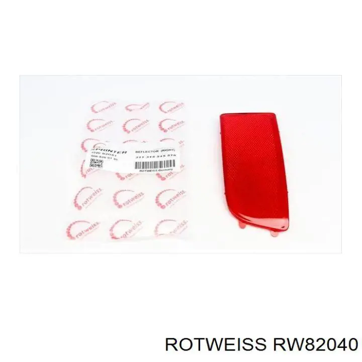 RW82040 Rotweiss Лівий катафот бампера