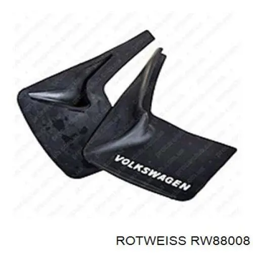 Бризговики передній, правий Rotweiss RW88008