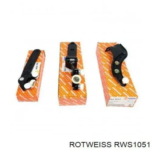 Ролик двері бічної/зсувної, правий нижній Rotweiss RWS1051 ціна, від 16.02 USD