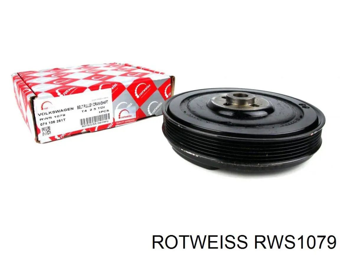 Шків колінвала (демпфер ) Rotweiss RWS1079 ціна, від 87.28 USD