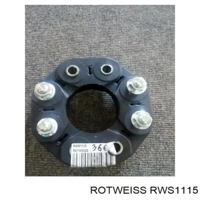 RWS1115 Rotweiss муфта кардана еластична, передня