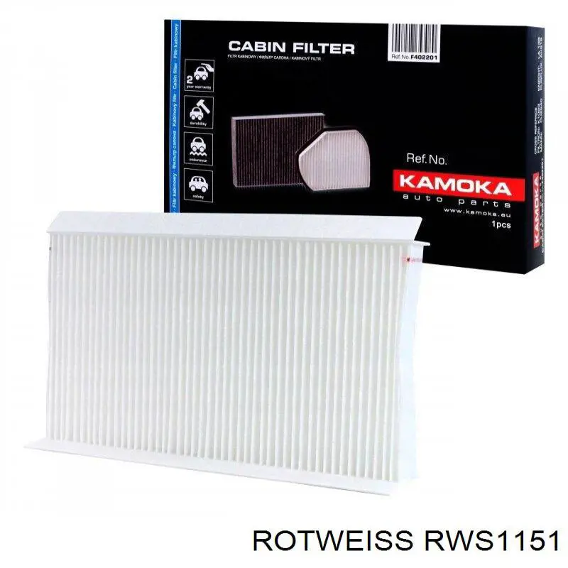 Бризковики задній, правий RWS1151 Rotweiss