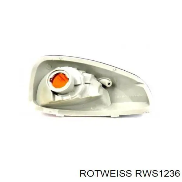 RWS1236 Rotweiss покажчик повороту дзеркала, правий