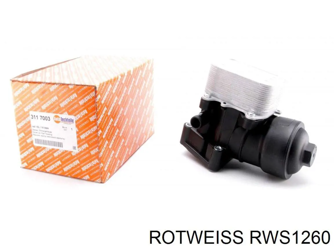 Корпус масляного фільтра Rotweiss RWS1260 ціна, від 51.49 USD