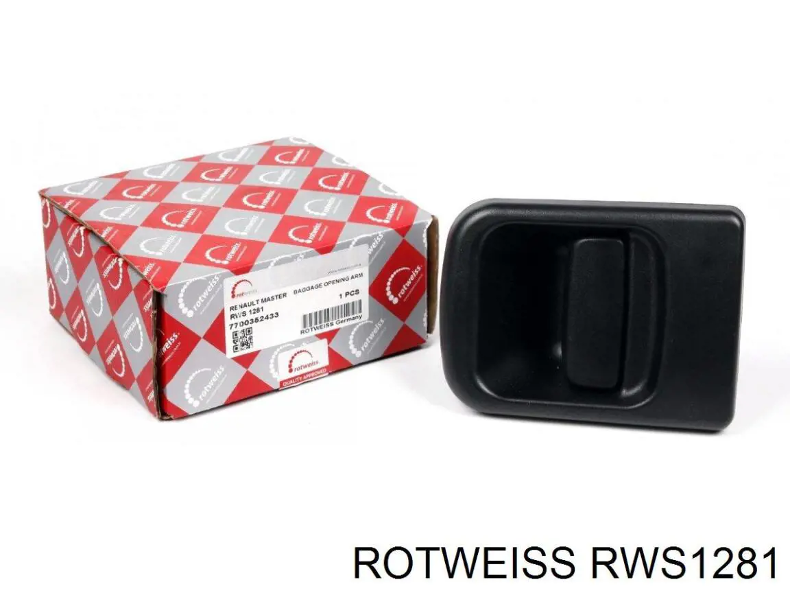 RWS1281 Rotweiss ручка задньої (двостулкової двері права зовнішня)