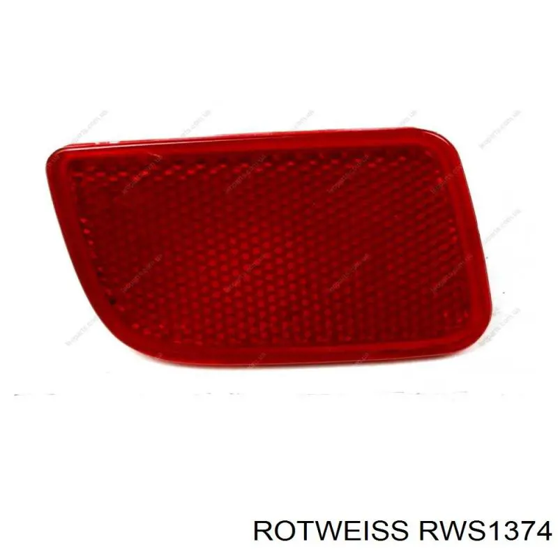 Лівий катафот заднього бампера Rotweiss RWS1374 ціна, від 5.07 USD