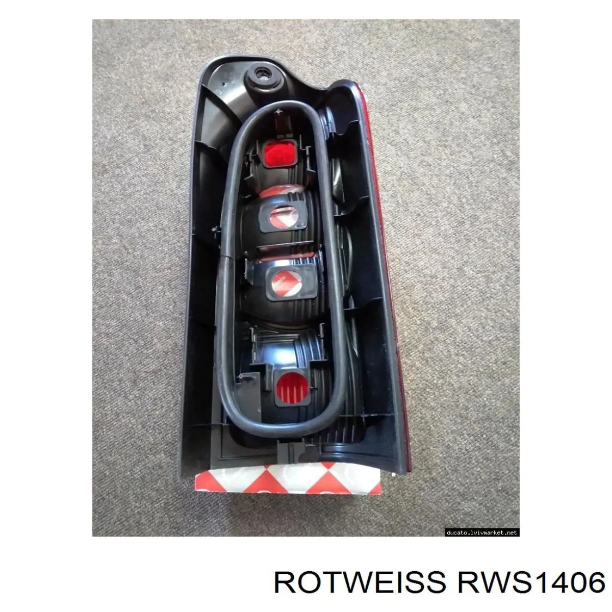 RWS1406 Rotweiss Ролик двері бічної/зсувної, лівий центральний