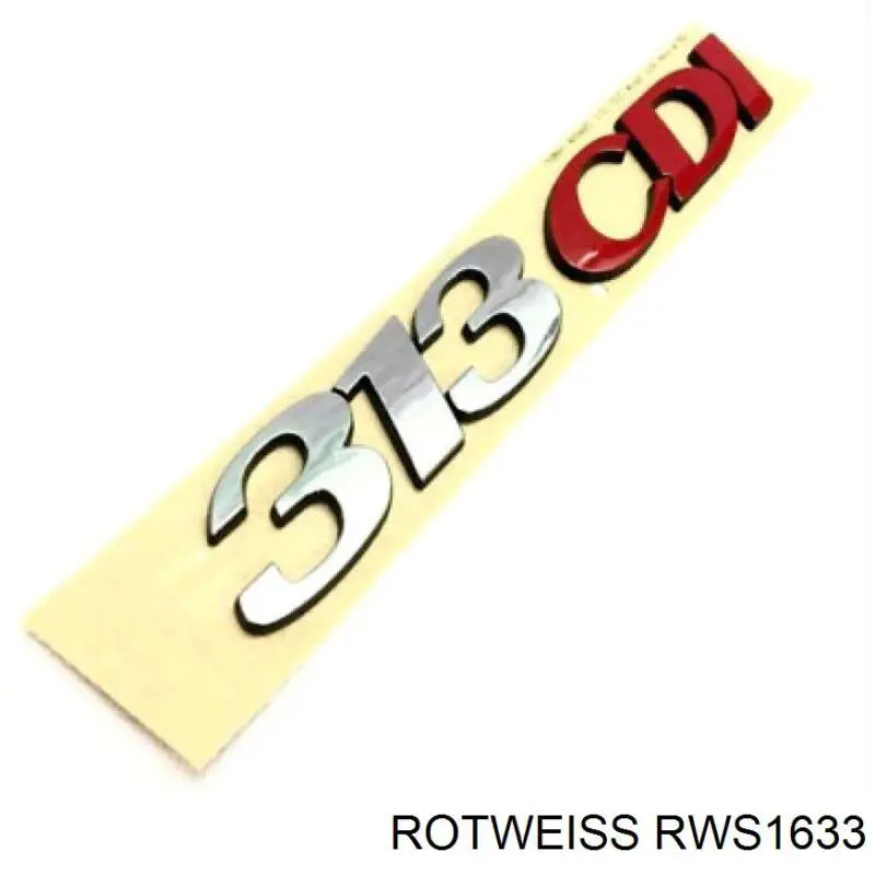 Емблема решітки радіатора RWS1633 Rotweiss