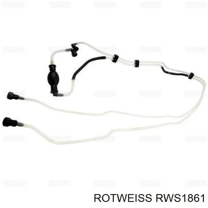 Трубка паливна, від фільтра до паливної рейки RWS1861 Rotweiss