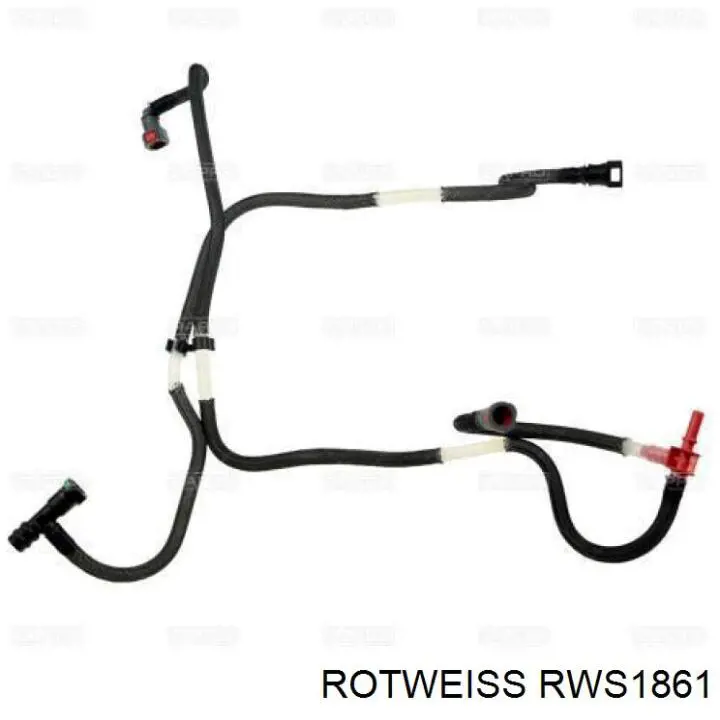 RWS1861 Rotweiss Трубка паливна, від фільтра до паливної рейки