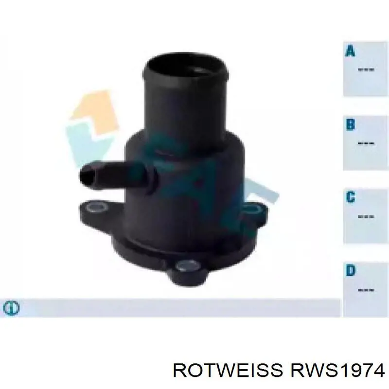 RWS1974 Rotweiss Кришка термостата