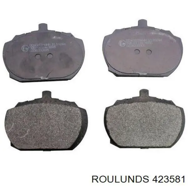 423581 Roulunds колодки гальмівні передні, дискові