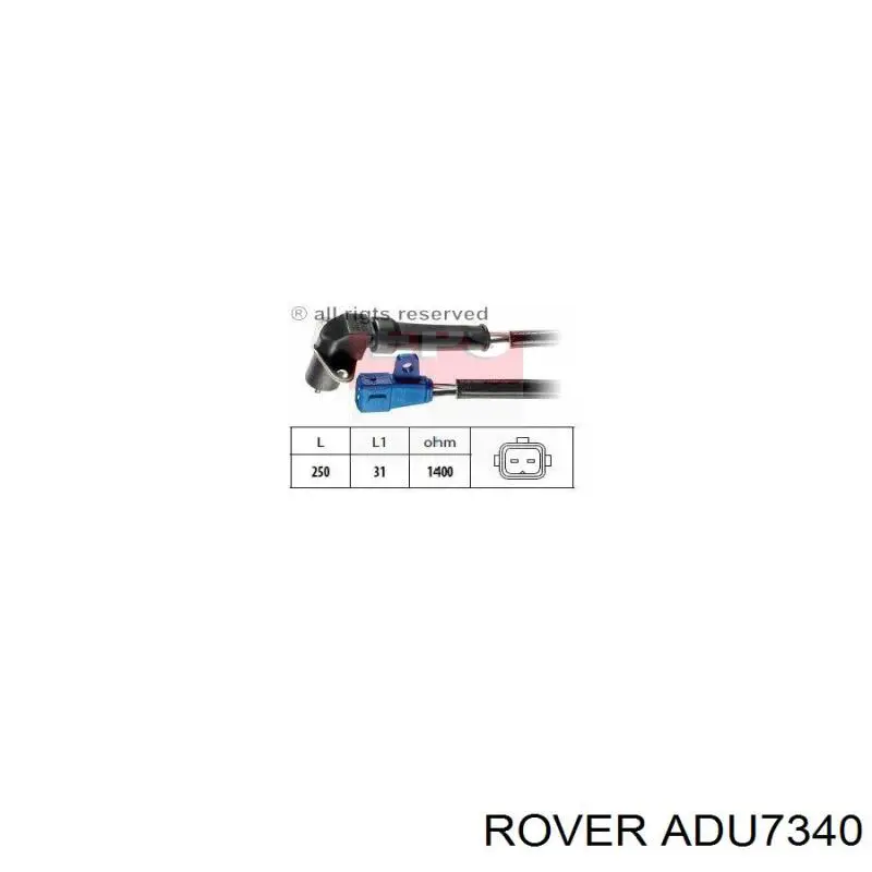 Датчик обертів колінвалу Rover ADU7340 ціна, від 27.09 USD