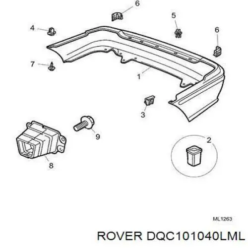 Купити Задній бампер Rover 400  RT
