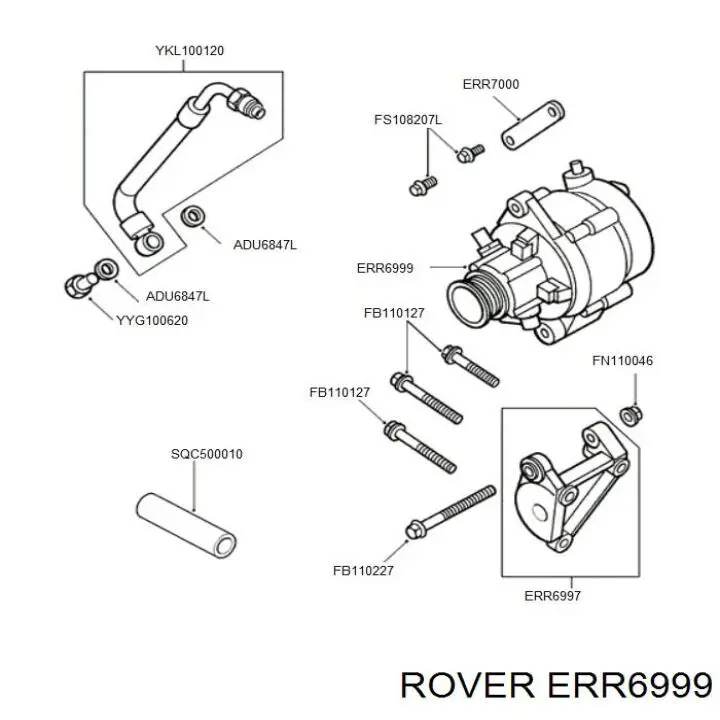 Генератор ERR6999 Rover