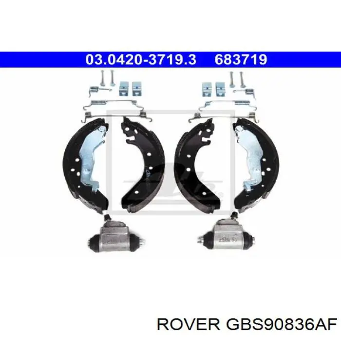 Купити GBS90836AF Rover Колодки гальмові задні, барабанні