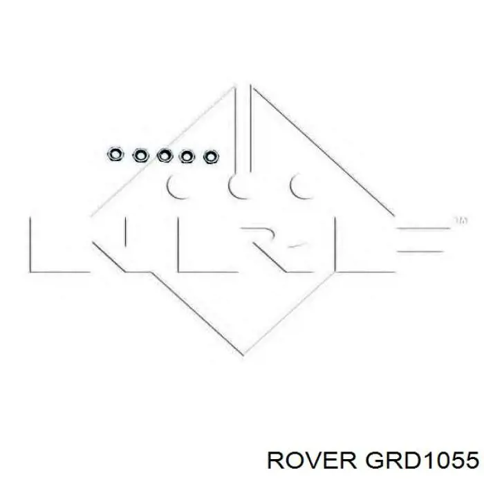 Радіатор основний Rover GRD1055 ціна, від 125.18 USD
