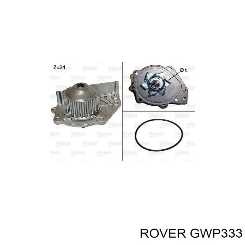 Помпа водяна, (насос) охолодження GWP333 Rover