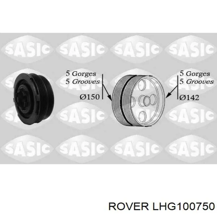 Купити LHG100750 Rover Шків колінчастого вала