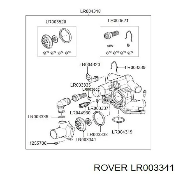 Термостат LR003341 Rover