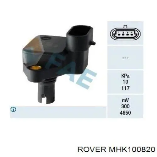 MHK100820 Rover Датчик наддува