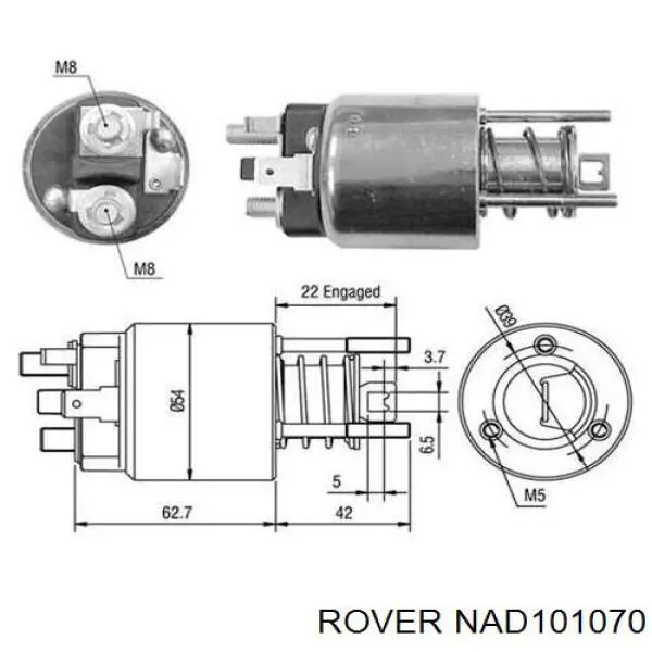 Купити NAD101070 Rover Стартер