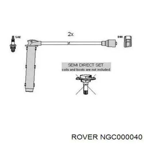 Купити NGC000040 Rover Провід високовольтні, комплект