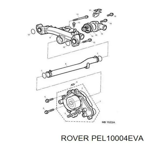 Автомобільний термостат Rover PEL10004EVA ціна, від 15.50 USD