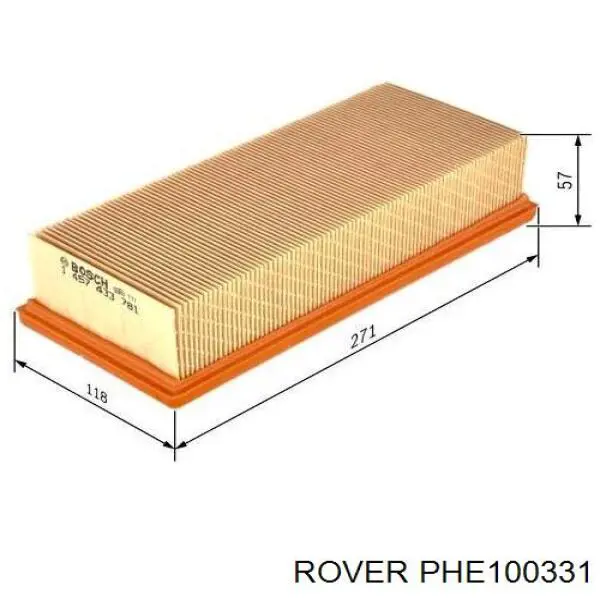 PHE100331 Rover фільтр повітряний