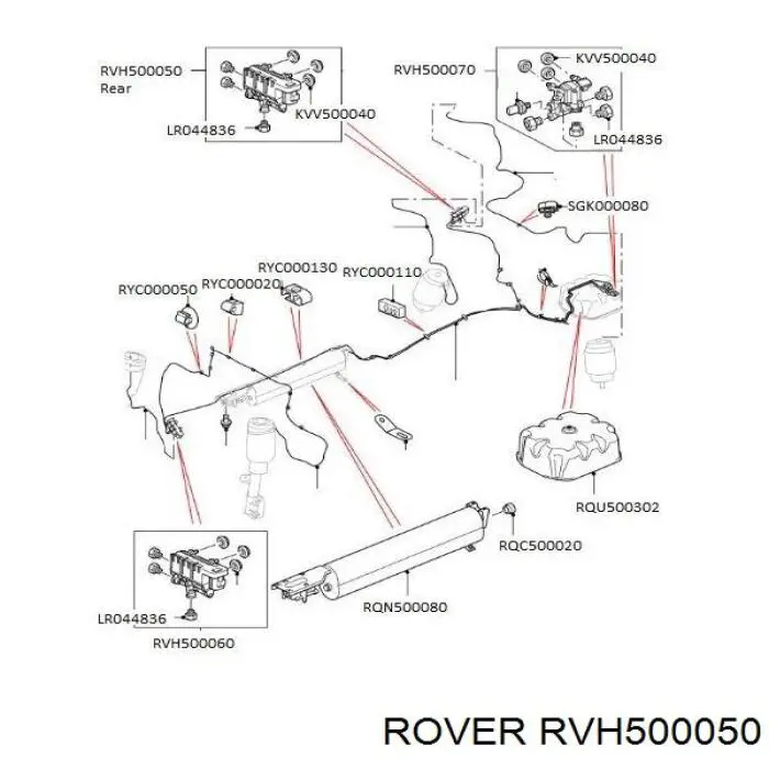 Блок клапанів регульованої підвіски, задній Zzvf ZVLR0050 ціна, від 65.82 USD