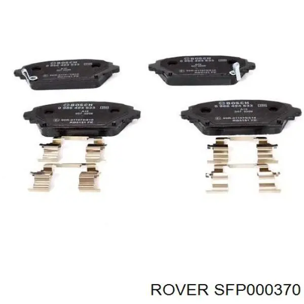 Гальмівні колодки Rover SFP000370 ціна, від 17.39 USD