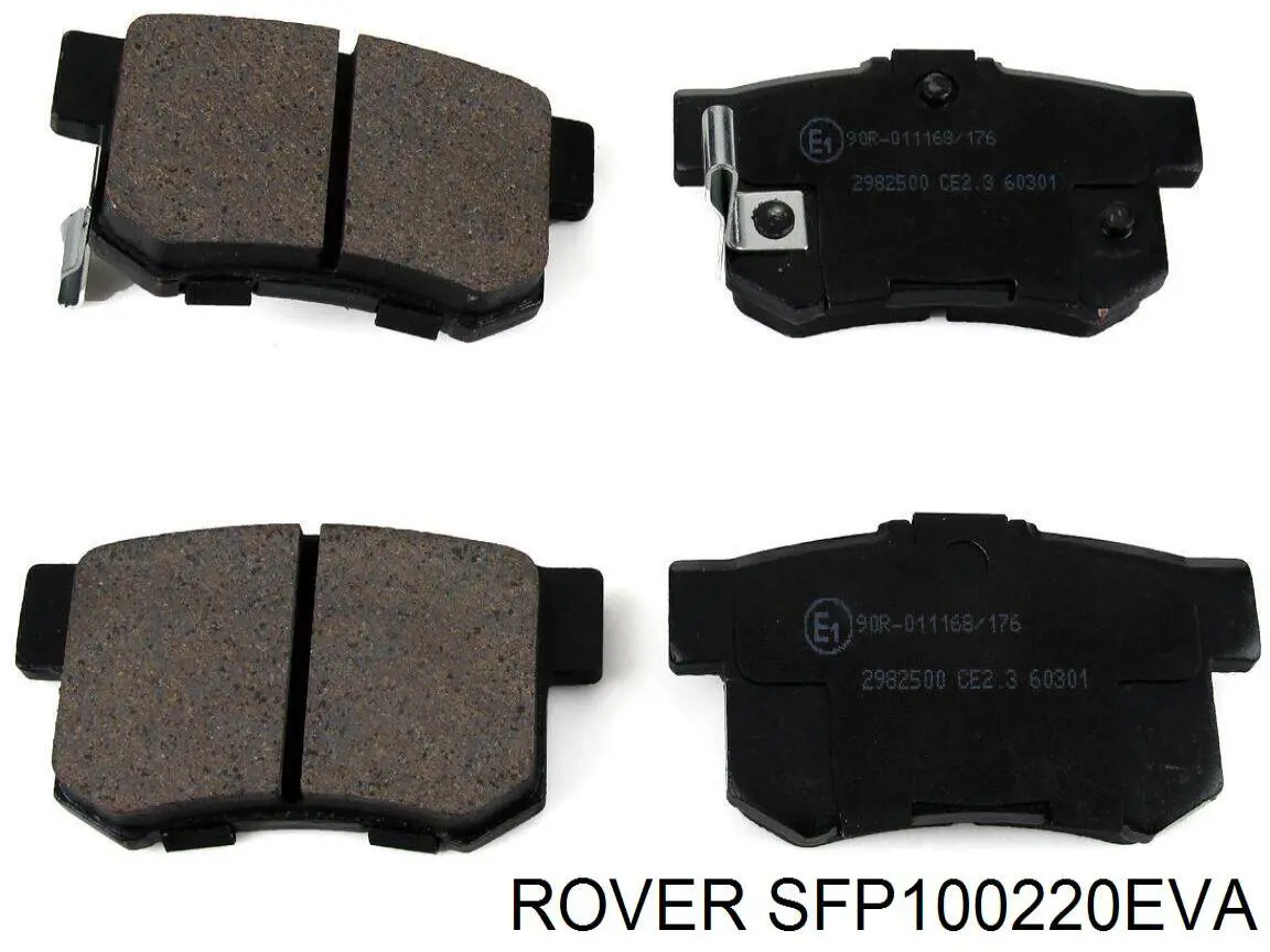 SFP100220EVA Rover Колодки гальмівні задні, дискові