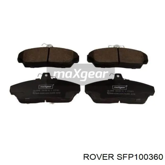 Колодки гальмівні передні, дискові SFP100360 Rover