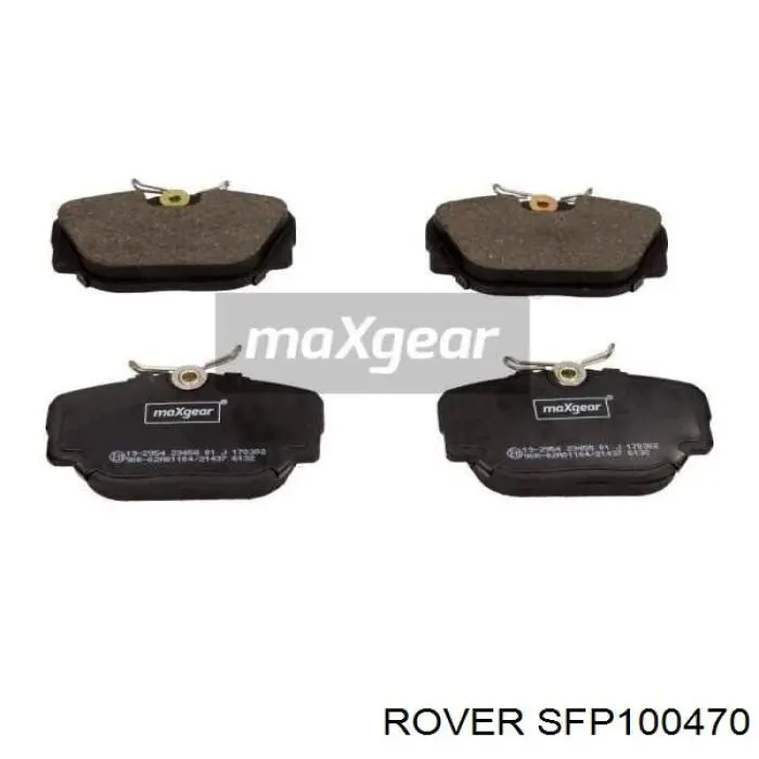 Колодки гальмові задні, дискові SFP100470 Rover