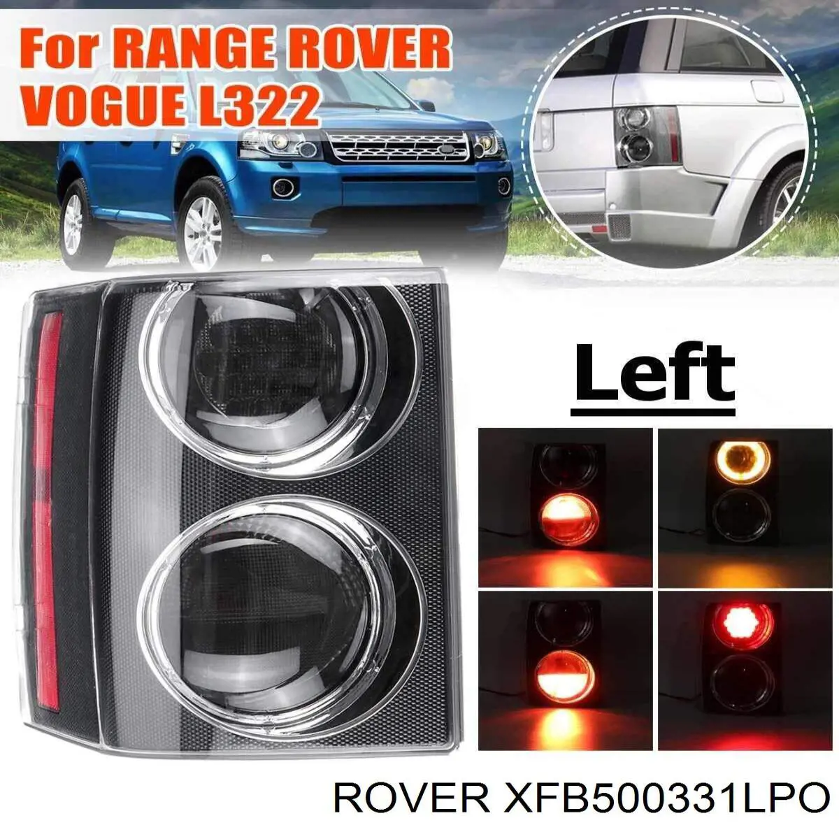 XFB500331LPO Rover ліхтар задній лівий