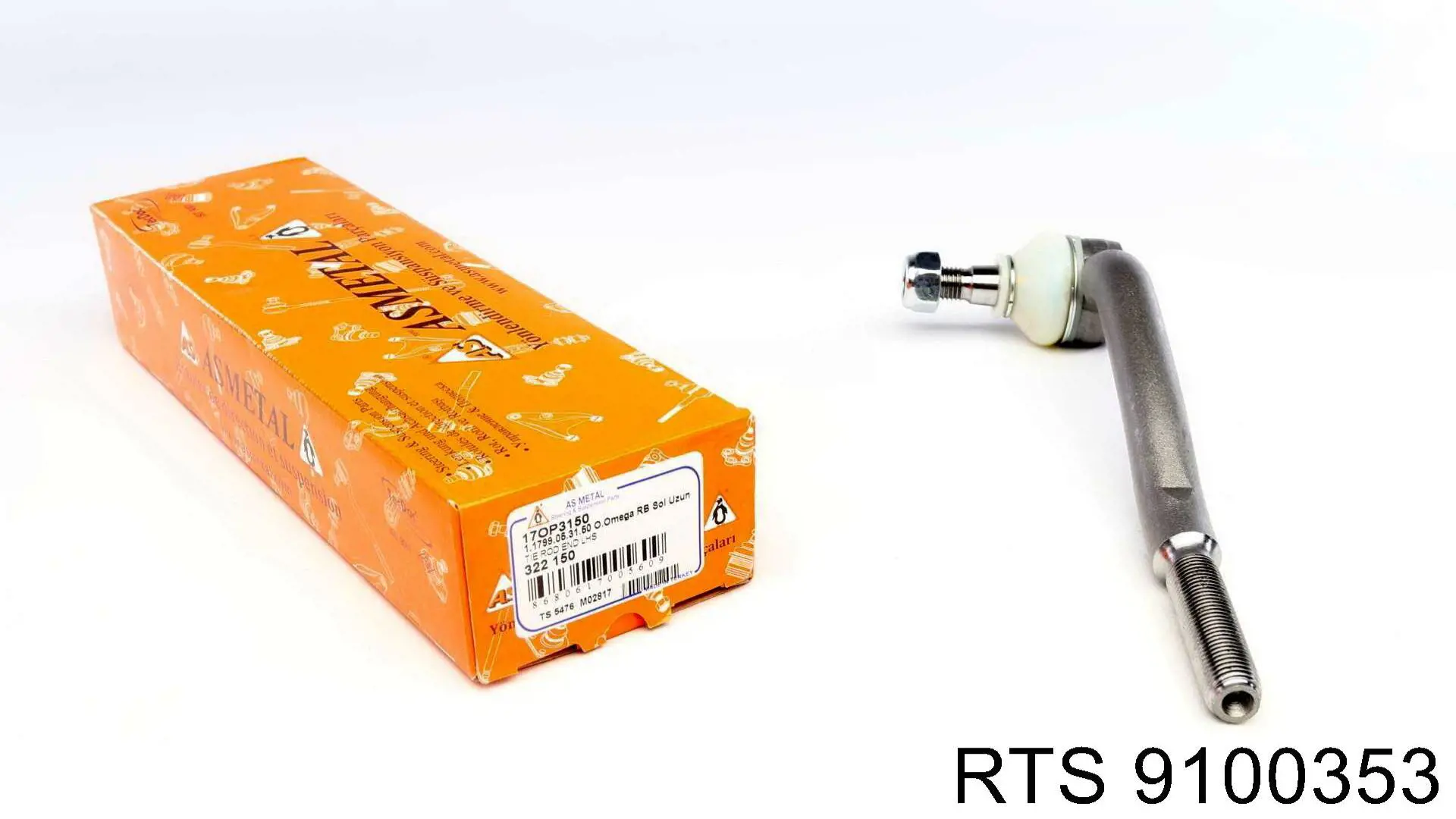 Накінечник рульової тяги, внутрішній, правий RTS 9100353