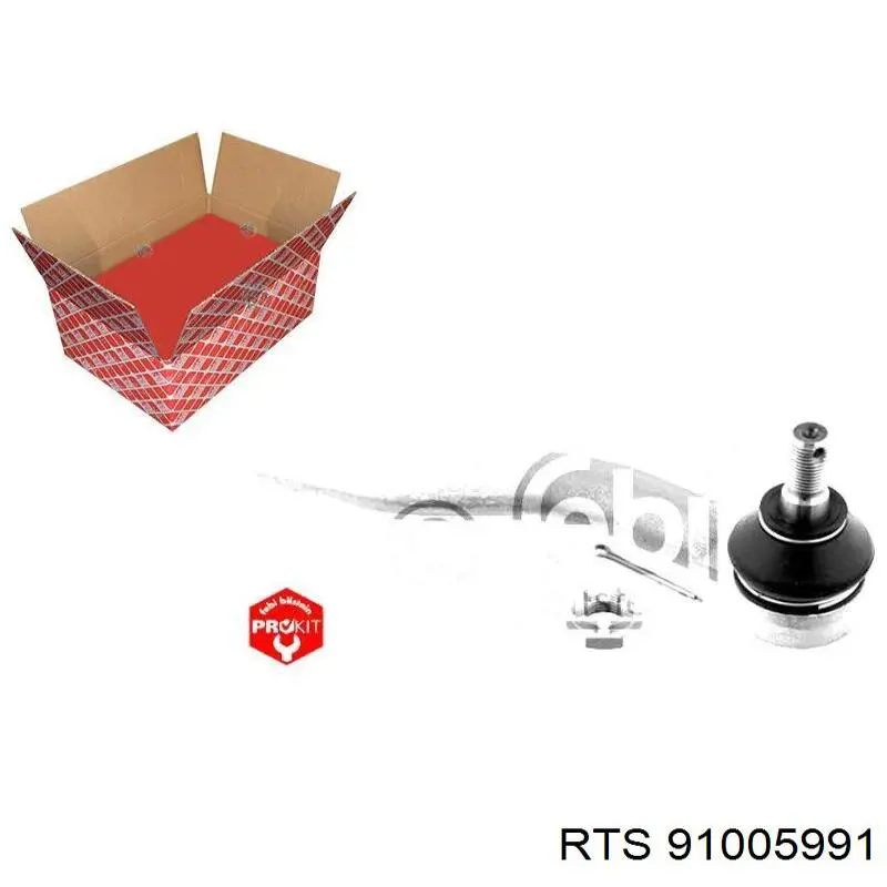 Наконечник рульовий RTS 91005991 ціна, від 14.93 USD