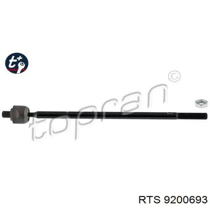Тяга рульова ліва RTS 9200693 ціна, від 12.13 USD