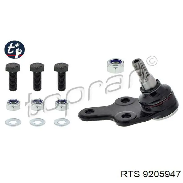 Тяга рульова поперечна RTS 9205947 ціна, від 11.67 USD