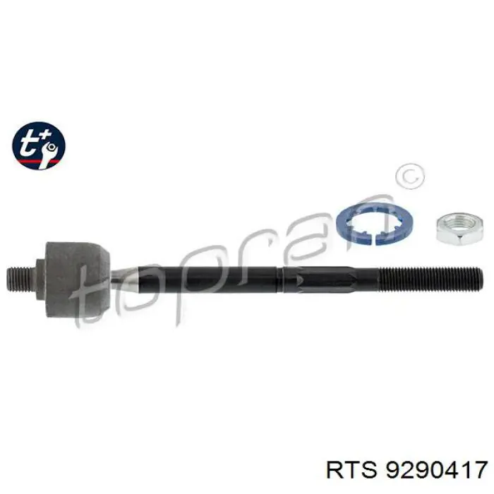 Тяга рульова поперечна RTS 9290417 ціна, від 9.64 USD