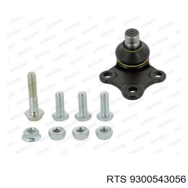 Кульова опора, нижня RTS 9300543056 ціна, від 11.06 USD